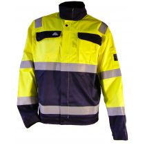 Bulldog 5701 Hi-Vis Pyrox-jakke, gul/svart, 1 stk