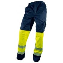 Bulldog 5720 Pyrox Flammehemmende Hi-Vis-bukse, gul/blå, 1 stk.