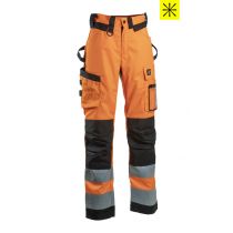 Dimex Kvinne Hi-Vis stretchbukser, Oransje, 1 Stykke, SDM-6155R