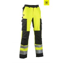 Dimex Hi-Vis bukser, Gul, 1 Stykke, SDM-6164Y