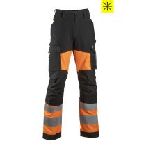 Dimex Hi-Vis stretchbukser, Oransje, 1 Stykke, SDM-6168R