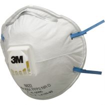 3M STØVMASKE 8822-FFP2S M/VENTIL, 1 ESKE, SSK-7100101091