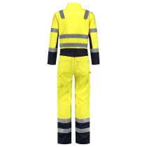 Tricorp Safety Overall Multi-Standard Bicolor 753002, Fluor Gul/Blekk, 1 Stykke, SUT-753002FluoryellowInk64, size 64