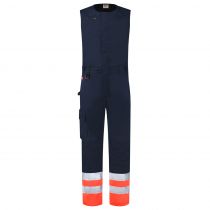 Tricorp Safety Dungarees High Vis 753008, Blekk/fluorrød, 1 Stykke, SUT-753008InkFluorred