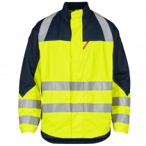 Engel Safety+ EN ISO 20471 Multinorm Inherent jakke, Hivis Gul/Marineblå, SEW-1285-172-3806