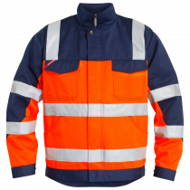 Engel Safety EN ISO 20471 Light jakke, Hivis Oransje/Marineblå, SEW-1501-520-1006