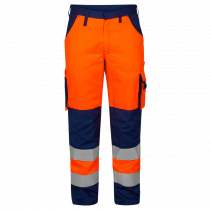 Engel Safety EN ISO 20471 Light bukse, Hivis Oransje/Marineblå, SEW-2501-525-1006