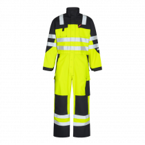 Engel Safety+ EN ISO 20471 Multinorm kjeledress, Hivis Gul/Svart, SEW-4235-825-3820