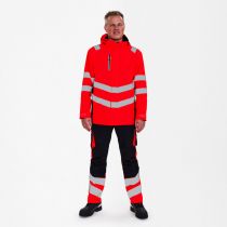 Engel Safety parkasskalljakke, Hivis Rød/Svart, SEW-1145-930-4720