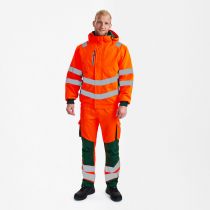 Engel Safety pilotjakke, Hivis Oransje/Grønn, SEW-1246-930-101