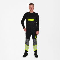 Engel Cargo overall, Svart/Hivis gul, SEW-3870-217-2038