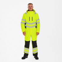 Engel Safety vinter kjeledress, Hivis Gul/Svart, SEW-4946-930-3820