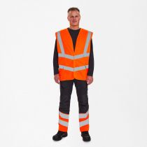 Engel Safety refleksvest, Hivis Oransje, SEW-5029-240-10