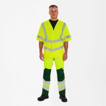 Engel Safety refleksvest med ermer, Hivis gul, SEW-5031-240-38