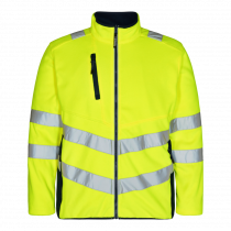 Engel Safety fleecejakke, Hivis Gul/Blått blekk, SEW-1192-236-38165