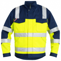 Engel Safety EN ISO 20471 Light jakke, Hivis Gul/Marineblå, SEW-1501-520-3806