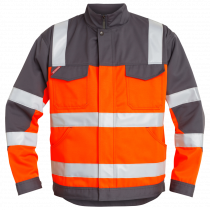 Engel Safety EN ISO 20471 jakke, Hivis oransje/Grå, SEW-1501-770-1025