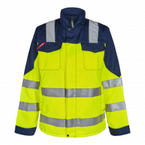 Engel Safety EN ISO 20471 damejakke, Hivis Gul/Marineblå, SEW-1541-770-3806