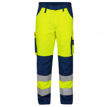 Engel Safety EN ISO 20471 Light bukse, Hivis Gul/Marineblå, SEW-2501-525-3806