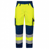 Engel Safety EN ISO 20471 bukse, Hivis Gul/Marineblå, SEW-2501-775-3806