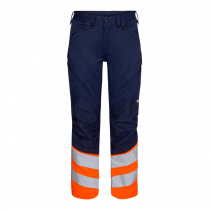 Engel Safety bukse, Blått blekk/Hivis oransje, SEW-2546-314-16510