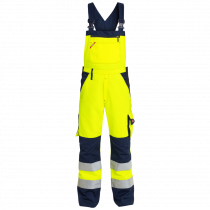 Engel Safety EN ISO 20471 Light overall med elastik, Hivis Gul/Marineblå, SEW-3511-525-3806