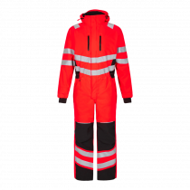 Engel Safety vinter kjeledress, Hivis Rød/Svart, SEW-4946-930-4720