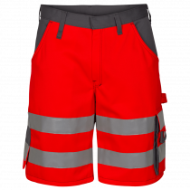 Engel Safety EN ISO 20471 shorts, Hivis rød/Grå, SEW-6501-770-4725