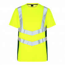 Engel Safety T-skjort, Hivis Gul/Grønn, SEW-9544-182-381