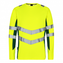 Engel Safety langermet T-skjorte, Hivis Gul/Grønn, SEW-9545-182-381