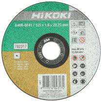 Hikoki Bor Metallbearbeiding KAPPESKIVE INOX 125X1,6MM A46R-BF41, 1 Stykk, SHK-66782317