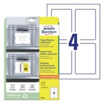 Avery Placard-etikettholdere 120X80Mm, forhåndstrykt, hvit / lysegrå, 120 X 80, modell 2228467