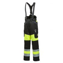 Dimex Hi-Vis Dame Vinterbukser med Seler, Gul, 1 stk, SDM-6072