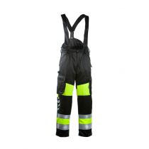 Dimex Hi-Vis Sikkerhet Vinterbukser med Seler, Gul, 1 stk, SDM-6360