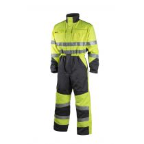 Dimex Hi-Vis Multi Vinter Kjeledress, Grønn/Svart, 1 stk, SDM-6407