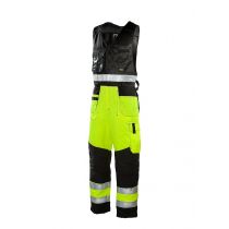 Dimex Hi-Vis Kjeledress med Løse Lommer, Svart/Grønn, 1 stk, SDM-6490