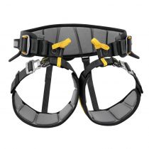 Petzl Sikkerhetssele Falcon Ascent setesele, svart/gul, 1 stk, SET-C038EA