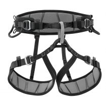 Petzl Sikkerhetssele Falcon Mountain Sit Sele, Svart/Grå, 1 Stk, SET-C038FA