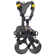 Petzl Sikkerhetssele Avao Bod Internasjonal Versjon Sele for Fallstopp, Svart/Gul, 1 Stk, SET-C071CA