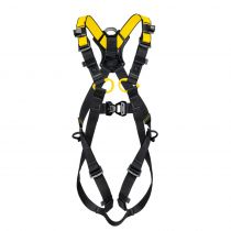 Petzl Sikkerhetssele Newton International Versjon Fall Arrest Sele, Svart/Gul, 1 Stk, SET-C073BA