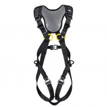 Petzl Sikkerhetssele Newton Fast Europeisk versjon Fall Arrest Sele, Svart/Gul, 1 Stk, SET-C073CA