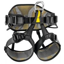 Petzl Sikkerhetssele Avao Sit Komfortabelt sete sele, Svart/Gul, 1 stykke, SET-C079AA-BY