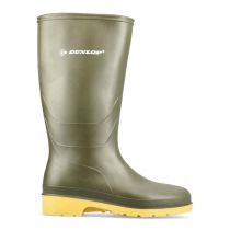 Dunlop Dull Safety Boots, Green, 1 Par, SKI-16247-Gronn