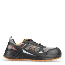 Brynje Grey Athletic Safety Shoes, S1P, SRC, Black, 1 Par, SKI-314-Svart