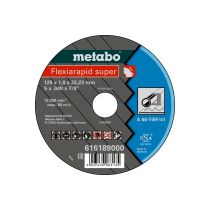 Metabo Flexiarapid super 115x1,0x22,23 stål, TF 41, SME-616188000