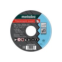 Metabo Flexiarapid super 115x1,2x22,23 Inox, TF 41, SME-616233000