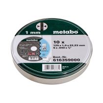 Metabo 10 Kappeskiver - SP 125x1,0x22,23 Inox, TF 41, SME-616359000