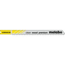 Metabo 5 U-stikksagblader "clean wood premium" 82/ 2,5mm, SME-623905000