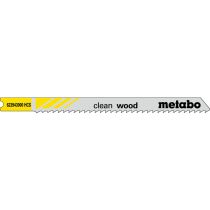 Metabo 5 U-stikksagblader "clean wood" 82/ 2,5mm, SME-623943000