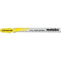 Metabo 5 Stikksagblader "clean wood premium" 74/ 2,7 mm, SME-623975000